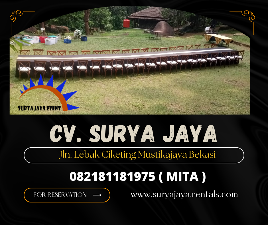 MENYEWAKAN KURSI CROSSBACK KAYU AREA JAKARTA
